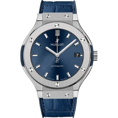 Hublot Classic Fusion Titanium Blue 38mm Unisex