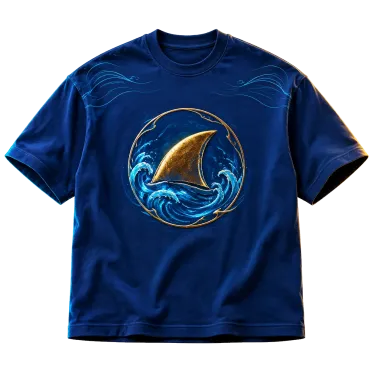 Heavy Cotton Tee Blue