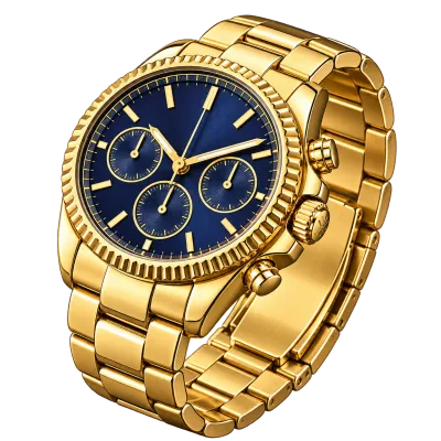 Gold-Tone Quartz Watch