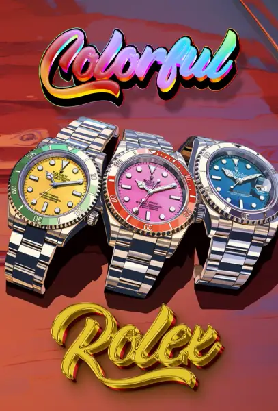 Colorful Rolex