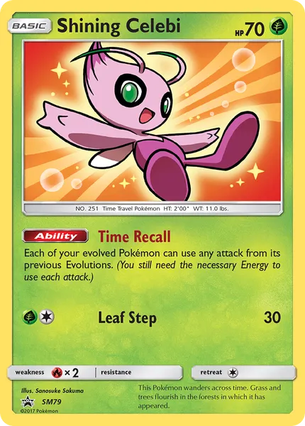 Shining Celebi SM79 [Holo]