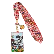Mickey and Friends Picnic Lanyard with Cardholder
