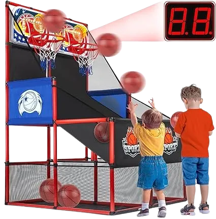 Basketball Arcade Game Indoor/Outdoor With LED Scoring