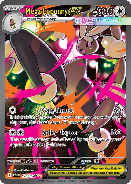 Mega Lopunny ex 128/094 [Holo SIR]