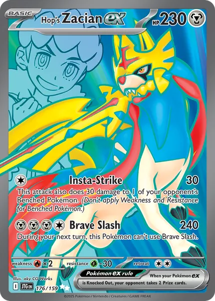 Hop's Zacian ex 176/159 [Holo Ultra]