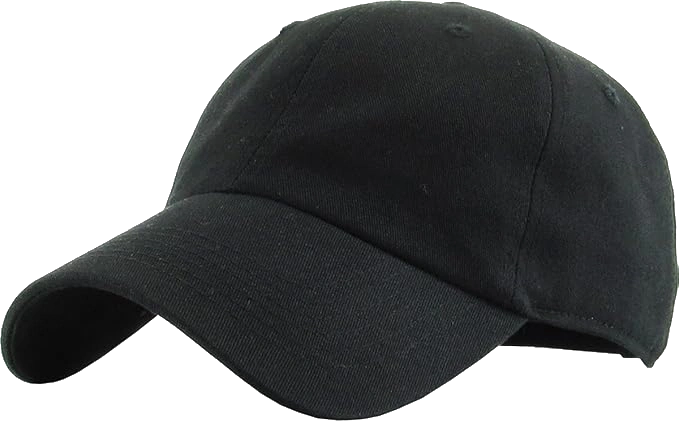 Classic Cotton Black Baseball Cap