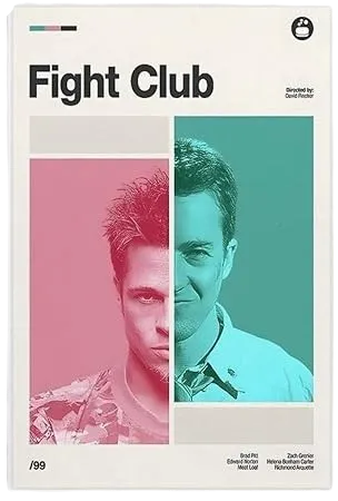 Fight Club Movie Classic Poster 12x18inch