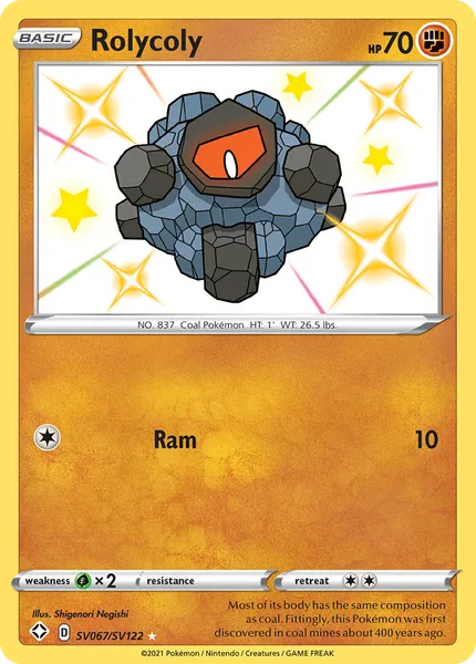 Rolycoly SV067/SV122 [Holo Shiny]