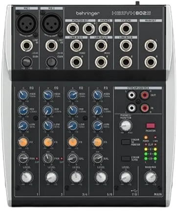 Behringer Xenyx 802S 8-channel Analog Streaming Mixer
