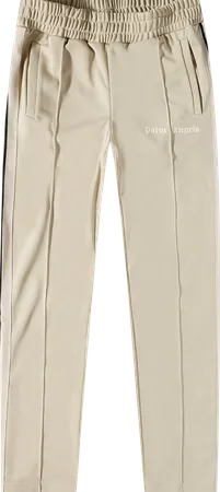 Palm Angels Classic Track Pants 'Beige/Off White'