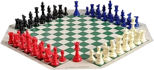 Four Player Chess Set Combination