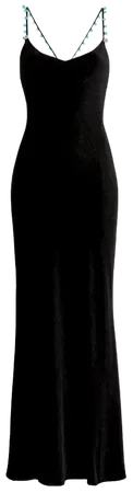 Long velvet dress