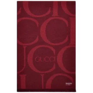 Gucci wool bouclÉ blanket
