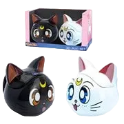 Sailor Moon Luna and Artemis 3D Mugs Gift Set