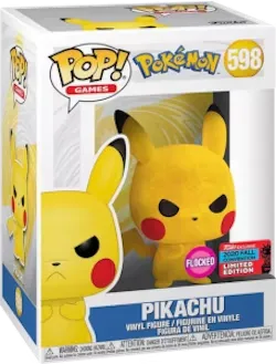 Pop! Grumpy Pikachu (Flocked) Figure