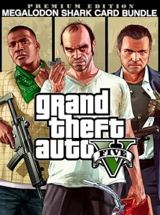Grand Theft Auto V | Premium Edition & Megalodon Shark Card Bundle (PC) - Rockstar Key