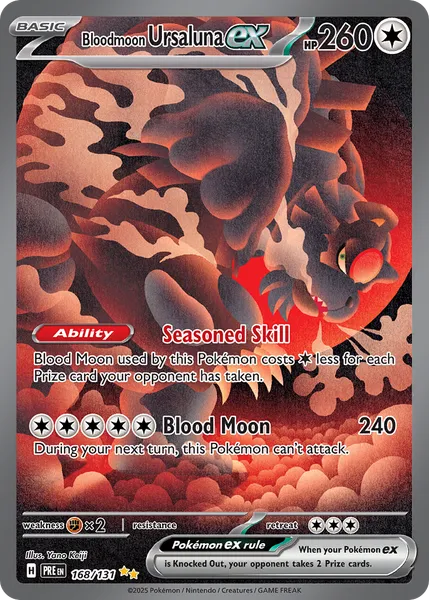 Bloodmoon Ursaluna ex 168/131 [Holo SIR]