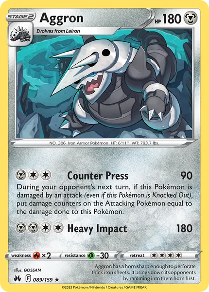 Aggron 089/159 [Holo]