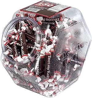 Tootsie Roll 280-Count Tub - Resealable Plastic Jar of Individually Wrapped Treat Size Tootsie Rolls - 98 Ounce, Chocolate