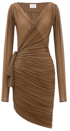 Wrap Dress in Stretch Jersey
