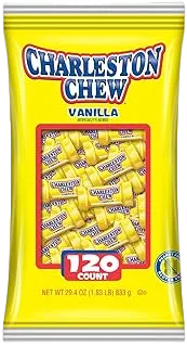 Charleston Chew Vanilla Flavor, Pack of 120 .25 Oz. Bars