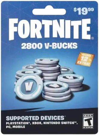 Fortnite 2800 V-Bucks Digital Code