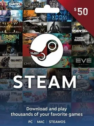 Steam Gift Card 50 USD - Steam Key