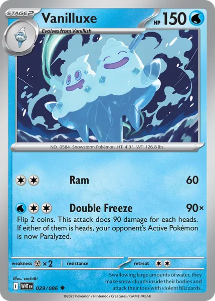 Vanilluxe 029/086 [Master Ball Reverse Holo]