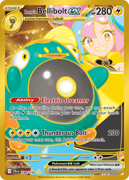 Iono's Bellibolt ex 188/159 [Holo Hyper]