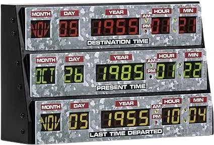 Back to The Future 3D Lamp Wall Light