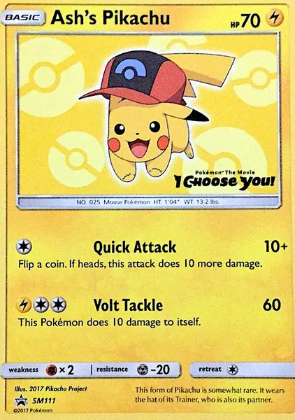 Ash's Pikachu SM111