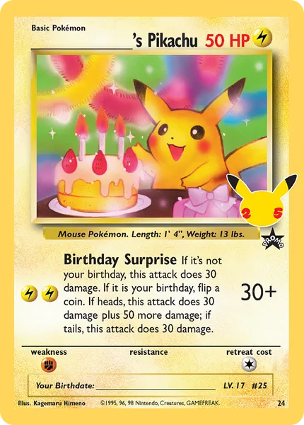 _____'s Pikachu 24 [Holo Classic]