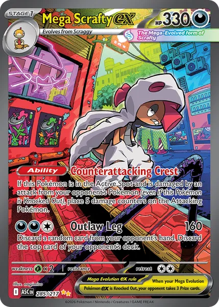 Mega Scrafty ex 285/217 [Holo SIR]