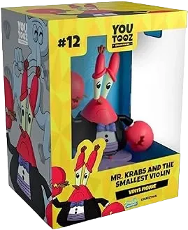 Youtooz Mr Krabs and The Smallest Violin 4.4" Inch Vinyl Figure,...