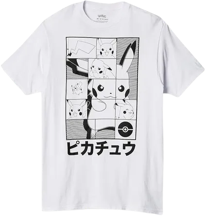 Pikachu Japanese Puzzle Power T-shirt