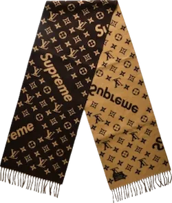 Monogram Scarf Brown