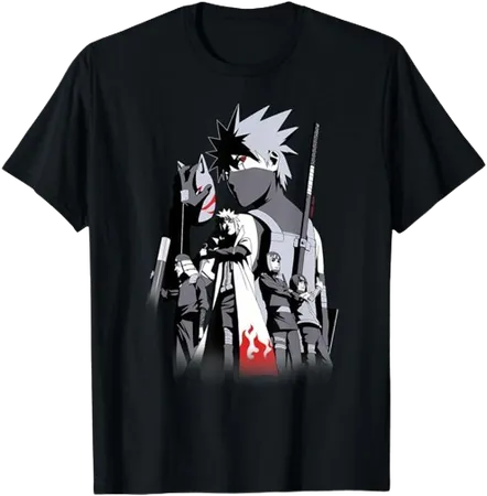 Ripple Junction x Naruto Shippuden Kakashi & Team 7 Anime T-Shirt