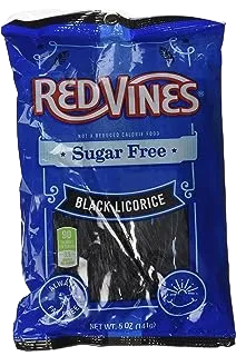 American Licorice Sugar Free Black Licorice Vines, 1 bag (5 oz)