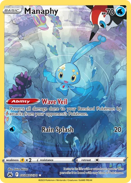 Manaphy GG06/GG70 [Holo Trainer Gallery]