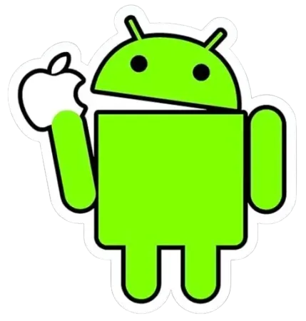Google Android Logo Vinyl Decal Bumper Sticker 2"x 3"
