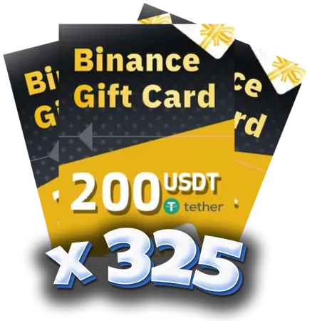 325x Binance Gift Card $200
