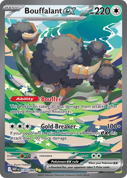 Bouffalant ex 170/086 [Holo SIR]