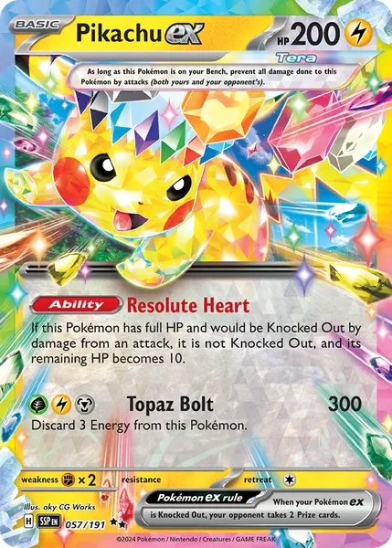 Pikachu ex 057/191 [Holo]