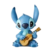 Disney Showcase Lilo & Stitch Stitch with Guitar Mini Statue