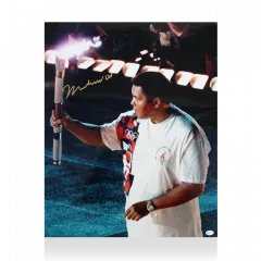 Muhammad Ali Signed Photo: Olympic Torchbearer
