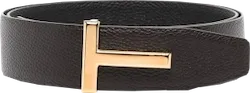 T logo-buckle Belt