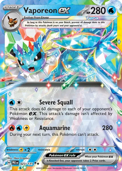 Vaporeon ex 023/131 [Holo]