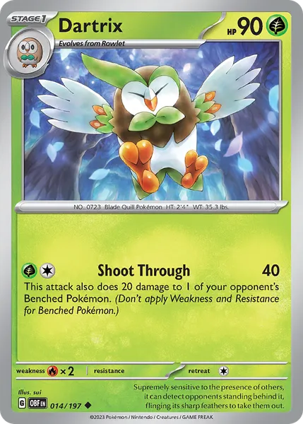 Dartrix 014/197 [Cosmos Holo]
