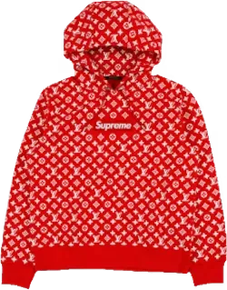 Box Logo Hooded Sweatshirt Red