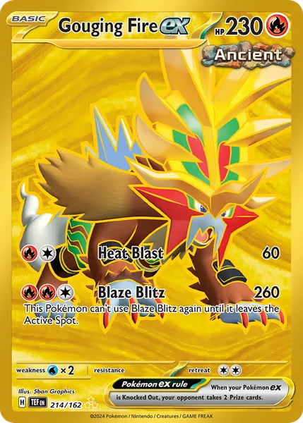 Gouging Fire ex 214/162 [Holo Hyper]